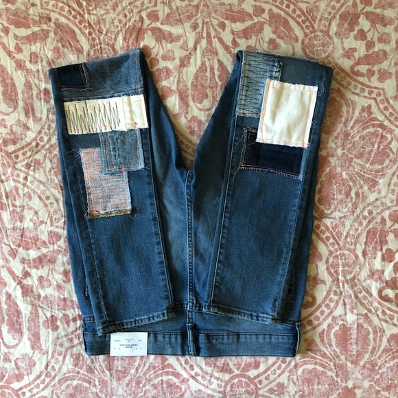 H&M patched skinny jeans! - Picture 2 of 3